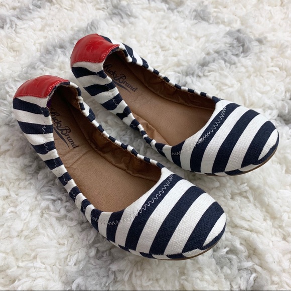 Lucky Brand Shoes - Lucky Brand Erin2 Striped Ballet Flats, 8.5